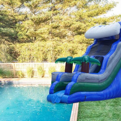15' Tropical Pool Slide