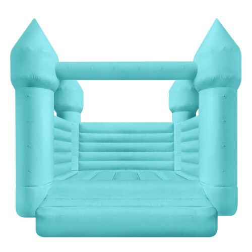 Castle Wedding Bounce House - Pastel Green