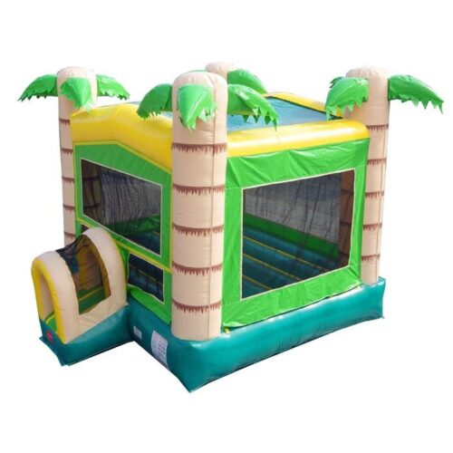 Tropical Paradise Bounce House with Blower